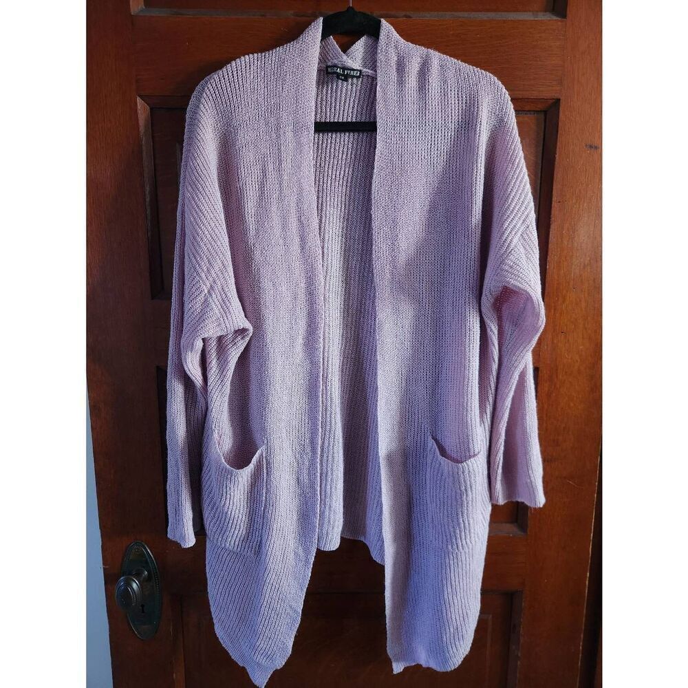 Moral Fiber 3x light PINK Cardigan (R)